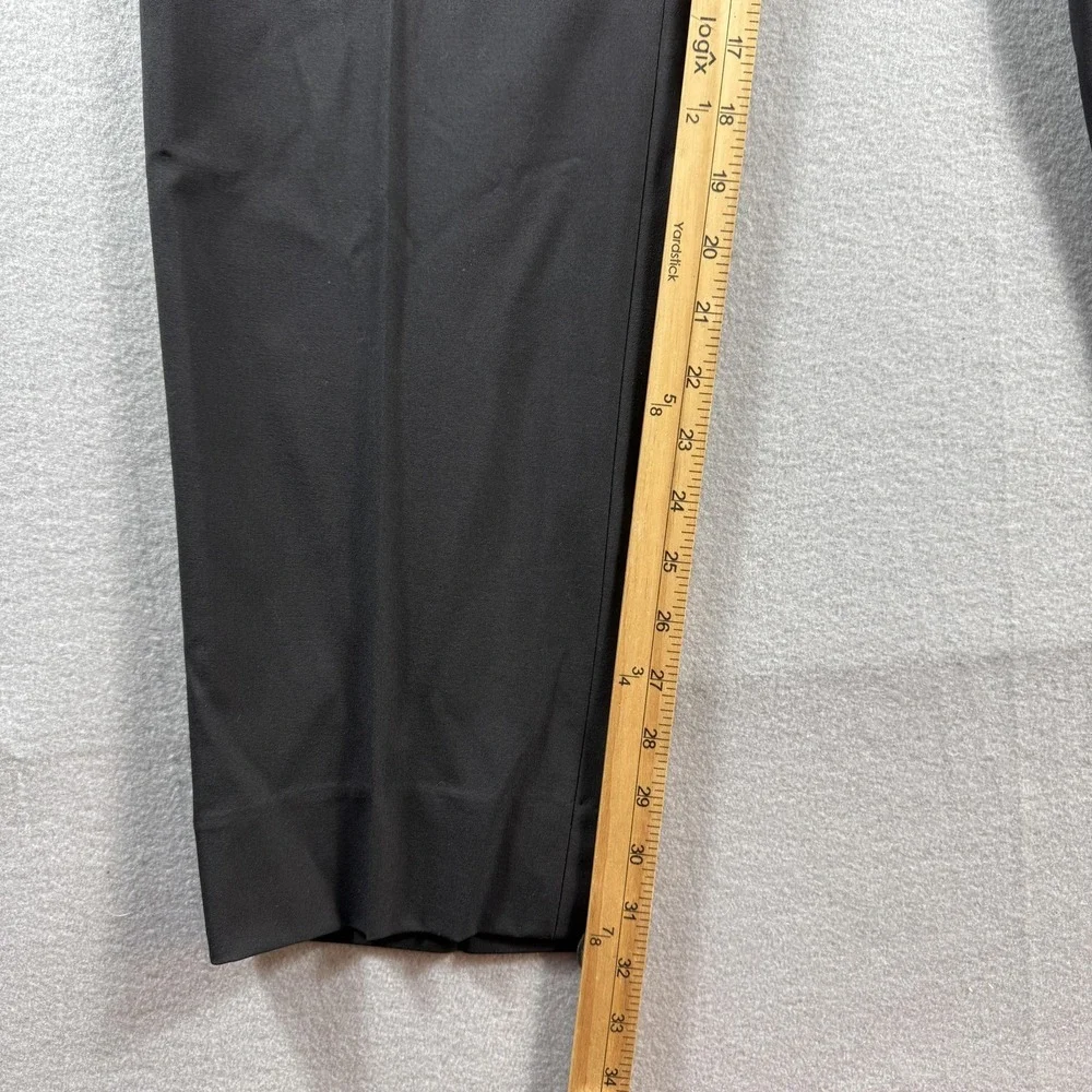 Nordstrom Pants Mens 40x32 Black Stretch Dress Slacks Flat Front Lined Office